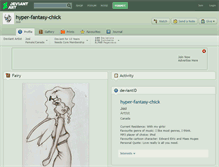 Tablet Screenshot of hyper-fantasy-chick.deviantart.com