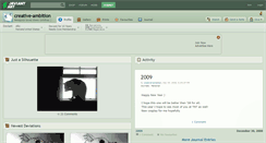 Desktop Screenshot of creative-ambition.deviantart.com