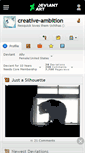 Mobile Screenshot of creative-ambition.deviantart.com