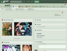 Tablet Screenshot of dradclif.deviantart.com