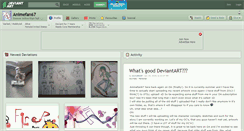 Desktop Screenshot of animefan67.deviantart.com