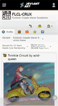 Mobile Screenshot of flcl-crux.deviantart.com