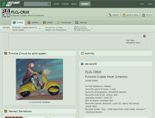 Tablet Screenshot of flcl-crux.deviantart.com