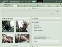 Tablet Screenshot of egranulo.deviantart.com