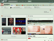 Tablet Screenshot of kanodoom.deviantart.com