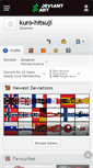 Mobile Screenshot of kuro-hitsuji.deviantart.com