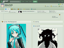 Tablet Screenshot of galaxyguild.deviantart.com