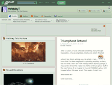 Tablet Screenshot of mclatchyt.deviantart.com