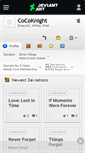 Mobile Screenshot of cocoknight.deviantart.com