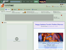 Tablet Screenshot of lovelydagger.deviantart.com