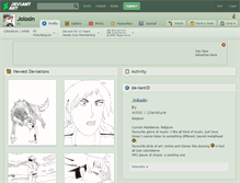 Tablet Screenshot of jolosin.deviantart.com