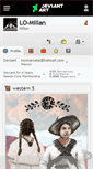 Mobile Screenshot of lo-millan.deviantart.com