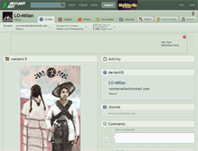 Tablet Screenshot of lo-millan.deviantart.com