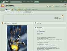 Tablet Screenshot of carefulconan.deviantart.com