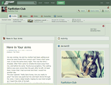 Tablet Screenshot of fanfiction-club.deviantart.com