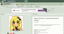 Desktop Screenshot of melodyfeather.deviantart.com