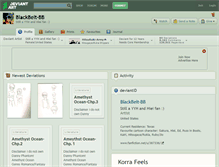 Tablet Screenshot of blackbelt-bb.deviantart.com