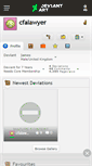 Mobile Screenshot of cfalawyer.deviantart.com