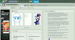 Desktop Screenshot of anime-sanctuary.deviantart.com