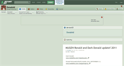 Desktop Screenshot of donaloid.deviantart.com