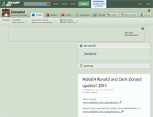 Tablet Screenshot of donaloid.deviantart.com