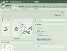 Tablet Screenshot of nennivie.deviantart.com