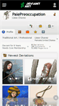 Mobile Screenshot of palepreoccupation.deviantart.com