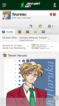 Mobile Screenshot of feureau.deviantart.com