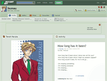 Tablet Screenshot of feureau.deviantart.com