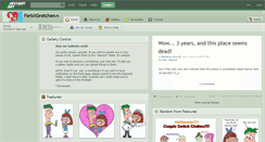 Desktop Screenshot of ferbxgretchen.deviantart.com