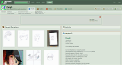 Desktop Screenshot of fang0.deviantart.com