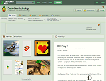 Tablet Screenshot of dusk-likes-hot-dogs.deviantart.com