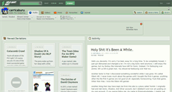 Desktop Screenshot of carricaburu.deviantart.com