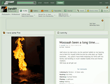 Tablet Screenshot of jland89.deviantart.com