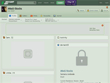 Tablet Screenshot of misss-stocks.deviantart.com