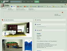 Tablet Screenshot of ombo.deviantart.com