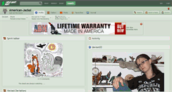 Desktop Screenshot of american-jackal.deviantart.com