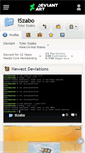 Mobile Screenshot of iszabo.deviantart.com