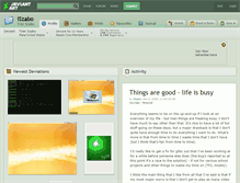 Tablet Screenshot of iszabo.deviantart.com