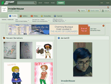 Tablet Screenshot of invadermouse.deviantart.com