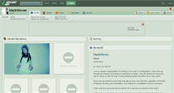 Desktop Screenshot of black00swan.deviantart.com