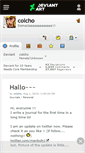 Mobile Screenshot of colcho.deviantart.com