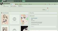 Desktop Screenshot of kellythompson.deviantart.com