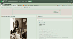 Desktop Screenshot of frozensmile.deviantart.com