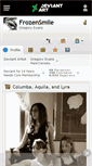 Mobile Screenshot of frozensmile.deviantart.com