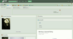 Desktop Screenshot of mi-.deviantart.com