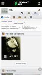 Mobile Screenshot of mi-.deviantart.com