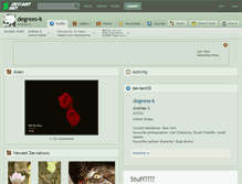 Tablet Screenshot of degrees-k.deviantart.com