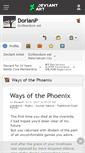 Mobile Screenshot of dorianp.deviantart.com