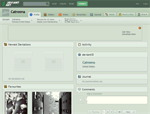 Tablet Screenshot of catreena.deviantart.com